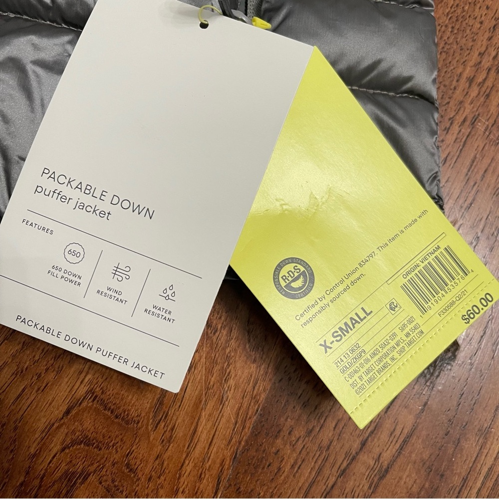 All In Motion Packable Down Jacket - Xs - image 4